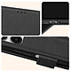 Acheter Avizar Étui pour Xiaomi Redmi 12 Clapet Portefeuille Fonction Support Vidéo Noir