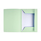 Avis EXACOMPTA Paquet 50 chemises imprimées 3 rabats SUPER 210g 24x32cm Vert Clair