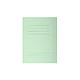 EXACOMPTA Paquet 50 chemises imprimées 3 rabats SUPER 210g 24x32cm Vert Clair Chemise à rabat