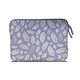 MW Housse compatible Macbook Pro/Air 13 Basics ²Life Botanic Lila - Housse de protection en matériaux recyclés