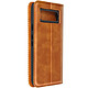 Avizar Étui pour Google Pixel 8 Clapet Portefeuille Motif Damier Collection Geo Marron - Étui portefeuille marron conçu pour votre Google Pixel 8, collection Geo