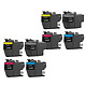 COMETE - LC3213XL - Pack de 8 Cartouches d'encre Compatibles avec Brother - Couleur et Noir - Marque française COMETE - LC3213xl Pack de 8 Cartouches d'encre Compatibles avec Brother LC-3213 LC3211 pour Imprimantes Brother MFC-J497DW DCP-J572dw DCP-J772DW DCP-J774DW MFC-J890DW MFC