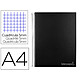 Avis LIDERPAPEL Cahier spirale Jolly A4 280p 75g quadrillé 5x5mm microperforé 4 trous - Noir