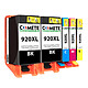 COMETE - HP 920XL - Pack de 5 Cartouches d'encre Compatible avec HP - Couleur et Noir - Marque française COMETE - 920XL - Pack de 5 Cartouches d'encre Compatible avec HP 920 XL - pour HP OfficeJet 6500A 6500 7500 6000 7500A 7000-1 Noir + 1 Cyan + 1 Magenta +1 Jaune