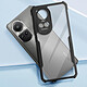 Acheter Avizar Coque pour Oppo Reno 10 et 10 Pro Rigide Coins Bumpers Transparent Contour Noir