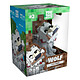 Minecraft - Figurine Haunted Wolf 10 cm pas cher