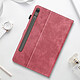 Acheter Avizar Étui pour Samsung Galaxy Tab S9 et Tab S9 FE Porte-cartes Support Vidéo Rouge