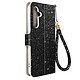 Avizar Étui pour Samsung Galaxy A34 5G Pailleté Disco Portefeuille Support vidéo Étui Disco Glam Edition en simili cuir, offrant style et éclat à votre Samsung Galaxy A34 5G