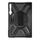 Avizar Coque pour Samsung Tab S8 Ultra / S10 Ultra et S9 Ultra Béquille Support Noir - Coque bi-matière ultra-résistante noir pour protéger votre appareil au quotidien