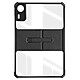 Avizar Coque pour Xiaomi Redmi Pad SE Semi-rigide Béquille Ajustable Poignée Noir Coque de protection bi-matière noir, conçue pour appareil