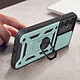Acheter Avizar Coque pour Samsung Galaxy S23 FE Bague Support Cache caméra coulissant Vert