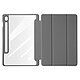 Dux Ducis Étui pour Samsung Galaxy Tab S9 FE Support Clavier Vidéo Toby Noir - Étui de la série Toby de Dux Ducis pour Galaxy Tab S10 FE, alliant protection et praticité