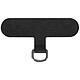 Avizar Languette d'Attache noire Universelle Téléphone Compatible Cordon Lanière - Languette conçue pour s'accrocher à votre cordon / lanière pour smartphone