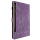 Avizar Étui pour Samsung Galaxy Tab S9 et Tab S9 FE Porte-cartes Support Vidéo Violet - Housse en simili cuir violet, pratique et fonctionnelle pour votre appareil