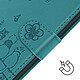 Avizar Etui Chat pour Google Pixel 8 Pro Portefeuille série Kawaii Cat Cover pas cher