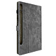Avizar Étui pour Samsung Galaxy Tab S9 et Tab S9 FE Porte-cartes Support Vidéo Gris - Housse en simili cuir gris, pratique et fonctionnelle pour votre appareil