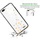 Avis Evetane Coque iPhone 7 Plus/ 8 Plus Coque Soft Touch Glossy Marguerite Design