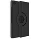 Avizar Étui folio pour Samsung Galaxy Tab A9 Plus Support rotatif Paysage Portrait - Étui en simili cuir Noir avec clapet rotatif, spécifiquement conçu pour Samsung Galaxy Tab A9 Plus