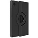 Avizar Étui folio pour Samsung Galaxy Tab A9 et Tab A11 Support rotatif - Étui en simili cuir Noir avec clapet rotatif, spécifiquement conçu pour Samsung Galaxy Tab A9 et Tab A11