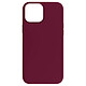 Moxie Coque pour iPhone 15 Semi-rigide Intérieur Microfibre Bords Surélevés Carmin Coque Carmin bi-matière de la collection BeFluo, conçue par Moxie pour votre iPhone 15