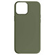 Moxie Coque pour iPhone 15 Plus Semi-rigide Intérieur Microfibre Kaki - Coque Kaki bi-matière de la collection BeFluo, conçue par Moxie pour votre iPhone 15 Plus