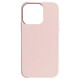 Moxie Coque pour iPhone 15 Pro Semi-rigide Intérieur Microfibre Rose clair - Coque Rose des Sables bi-matière de la collection BeFluo, conçue par Moxie pour votre iPhone 15 Pro