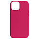 Moxie Coque pour iPhone 15 Semi-rigide Intérieur Microfibre Bords Surélevés Fuchsia - Coque Framboise bi-matière de la collection BeFluo, conçue par Moxie pour votre iPhone 15