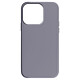 Moxie Coque pour iPhone 15 Pro Semi-rigide Intérieur Microfibre Gris Lavande - Coque Gris Lavande bi-matière de la collection BeFluo, conçue par Moxie pour votre iPhone 15 Pro