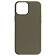 Moxie Coque pour iPhone 15 Semi-rigide Intérieur Microfibre Bords Surélevés Gris Foncé - Coque Gris Marron bi-matière de la collection BeFluo, conçue par Moxie pour votre iPhone 15