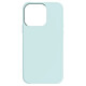 Moxie Coque pour iPhone 15 Pro Semi-rigide Intérieur Microfibre Bleu pâle Coque Bleu Glacier bi-matière de la collection BeFluo, conçue par Moxie pour votre iPhone 15 Pro