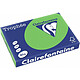 CLAIREFONTAINE Ramette 500 Feuilles Papier 80g A3 420x297 mm Certifié FSC vert menthe x 5 Papier couleur