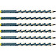 STABILO Crayon Ergonomique D'apprentissage EASYgraph Gaucher Mine 3,15 mm HB x 6 Crayon