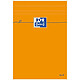 OXFORD Bloc-notes ORANGE 110x170 mm Quadrillé 80 feuilles OPTIK Paper 80g x 10 Bloc-note