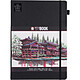 SAKURA Carnet de croquis, 210 x 297 mm, noir/blanc crème Carnet