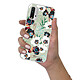 LaCoqueFrançaise Coque Xiaomi Redmi 9T 360 intégrale transparente Motif Fleurs vert d'eau Tendance . pas cher