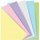 FILOFAX Feuille de notes à points format A5 coloris pois assortis pastels Accessoire pour organiseur