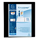 EXACOMPTA Classeur personnalisable Kreacover A4 Maxi 4 Ax Diam 40mm Dos 60 mm Noir Classeur à anneaux