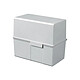 HAN Boîte à fiches plastique pour 450 fiches A5 228 x 171 x 102 mm Gris clair Boîte/Bac à fiche