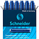 SCHNEIDER Cartouche d'encre Bleu royal effaçable Boîte 6 x 50 Cartouche d'encre