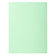 EXACOMPTA Paquet 100 chemises SUPER 160 - 24x32cm - Vert clair x 5 Chemise/Sous-dossier