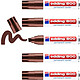EDDING Marqueur Permanent 800 marron 4-12 mm x 5 Marqueur permanent