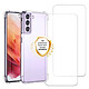 Evetane Coque Samsung Galaxy S24 Antichoc coins renforcés Silicone + 2 Vitres en verre trempé Protection écran Coque Samsung Galaxy S24 Antichoc coins renforcés Silicone + 2 Vitres en verre trempé Protection écran