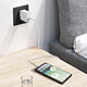 Google Chargeur Secteur Google Original USB-C 18W + Câble de Charge USB-C Blanc pas cher