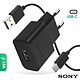 Chargeur secteur Sony UCH20 1.5A Noir Smartphone - Câble USB type C inclus Chargeur Secteur d'origine Sony modèle UCH20 - noir