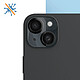 Enkay Film Caméra pour iPhone 15 et 15 Plus Verre Trempé Résistant Noir transparent pas cher