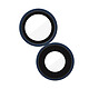 Clappio Lentille Caméra Arrière pour iPhone 12 et 12 Mini, 100% Compatible Bleu nuit - Lentille de protection caméra arrière en verre au contour Bleu, dédiée pour votre iPhone 12 et 12 Mini