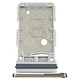Clappio Tiroir Carte SIM de Remplacement pour Samsung Galaxy S23 Ultra Crème - Tiroir SIM de remplacement pour votre Samsung Galaxy S23 Ultra