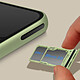 Avis Clappio Tiroir Carte SIM pour Samsung Galaxy A34 5G Nano SIM + Micro-SD Vert