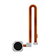 Clappio Bouton Home Redmi Note 8 de Remplacement avec Nappe de connexion Bouton principal Home 100% compatible avec le Xiaomi Redmi Note 8.