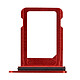 Clappio Tiroir Carte SIM Apple iPhone 12 Mini Emplacement Nano SIM de remplacement rouge - Tiroir carte SIM de remplacement pour Apple iPhone 12 Mini.